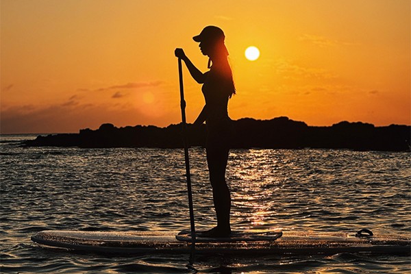 浪漫夕阳SUP